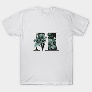 Flower Alphabet M T-Shirt